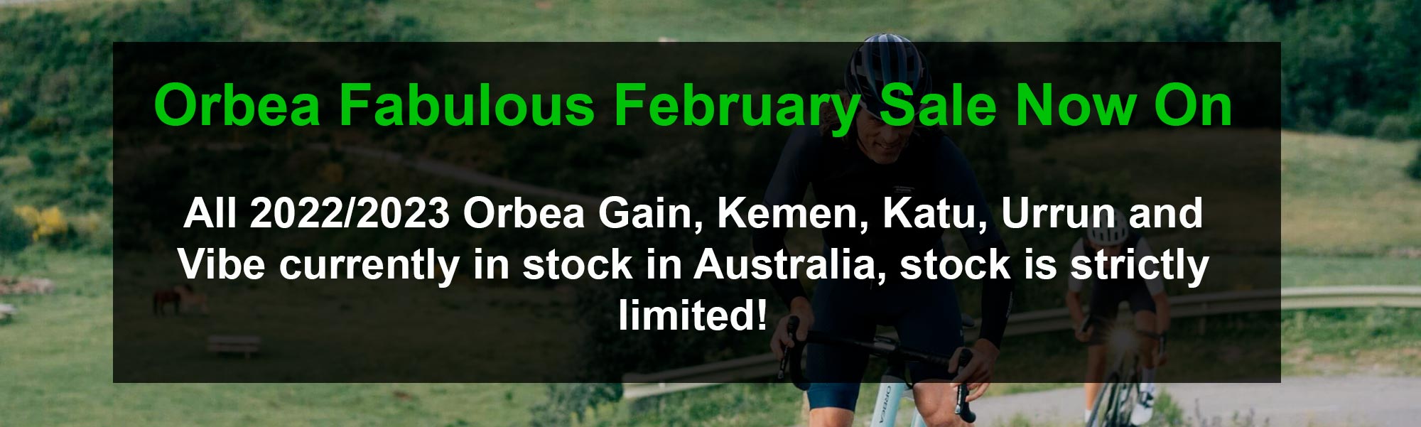 Fabulous February Sale Now On some of our Orbea ebikes